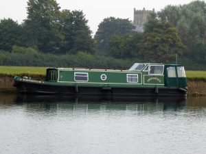 House boat on the Thames